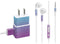 Cheetah Print Purple and Blue Phone Charger Skin